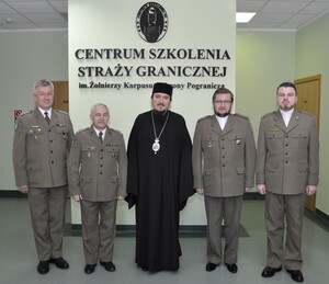 Wizyta Prawosławnego Ordynariusza Wojskowego w Centrum Szkolenia SG 
