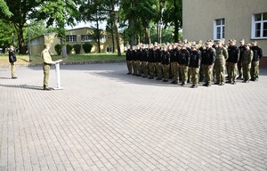 Szkolenie przyszłych chorążych SG 