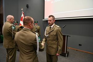Wręczenie nagrody Komendanta Głównego Straży Granicznej 