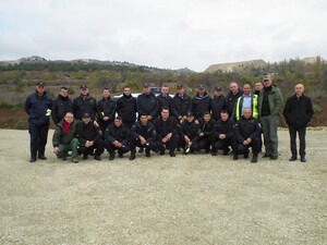 Uczestnicy szkolenia na rzecz Policji Granicznej Macedonii w ramach programu EXBS Uczestnicy szkolenia na rzecz Policji Granicznej Macedonii w ramach programu EXBS