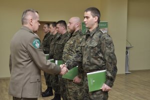 Zakończenie szkolenia w zakresie szkoły chorążych 