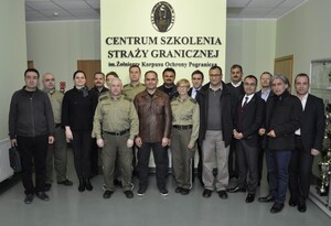 Wizyta studyjna delegacji Turcji w Centrum Szkolenia Straży Granicznej 