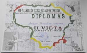 Wicemistrzostwo CSSG w Międzynarodowych Zawodach Strzeleckich na Litwie 