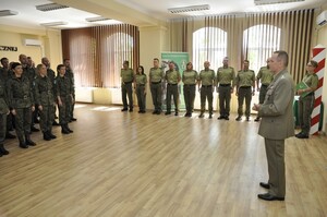 Zakończenie szkolenia w zakresie szkoły chorążych 