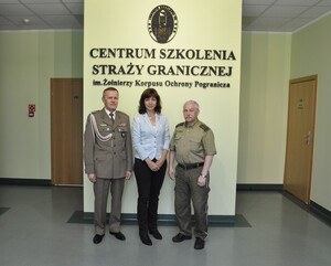 Wizyta Oficera Łącznikowego Policji Federalnej Niemiec w Centrum Szkolenia Straży Granicznej 