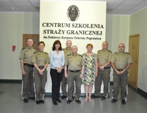Wizyta Oficera Łącznikowego Policji Federalnej Niemiec w Centrum Szkolenia Straży Granicznej 