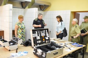Wizyta Oficera Łącznikowego Policji Federalnej Niemiec w Centrum Szkolenia Straży Granicznej 