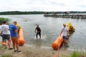 Zawody triathlonowe w Gołdapi 