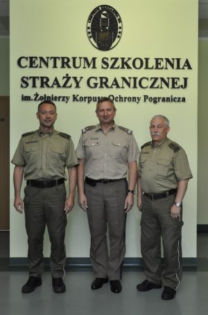 Wizyta Rektora-Komendanta Akademii Sztuki Wojennej w Centrum Szkolenia Straży Granicznej 