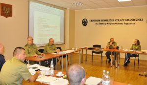 Odprawa instruktażowo-szkoleniowa w Centrum Szkolenia SG w Kętrzynie 