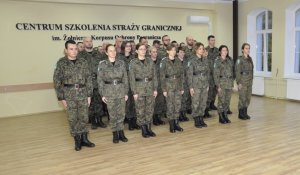 46. funkcjonariuszy ukończyło szkolenie w zakresie szkoły chorążych 
