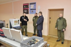 Wizyta wojewody warmińsko-mazurskiego w Centrum Szkolenia Straży Granicznej 