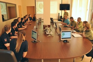 Studenci z Akademii Dolnej Saksonii z wizytą w Centrum Szkolenia Straży Granicznej 