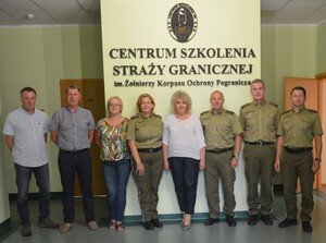 Wizyta Wicemarszałek Senatu w Centrum Szkolenia SG