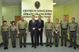 Wizyta Komendanta Straży Marszałkowskiej w Centrum Szkolenia SG 