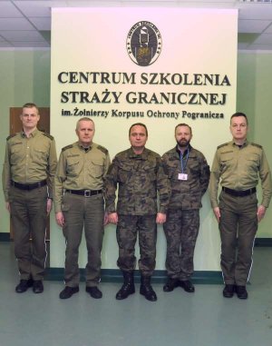 Wizyta delegacji Centrum Szkolenia Wojsk Obrony Terytorialnej w Toruniu 