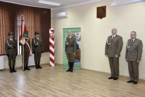 Uroczyste pożegnanie z mundurem 