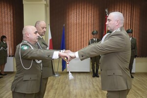Uroczyste pożegnanie z mundurem 