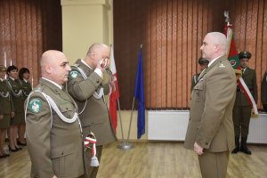 Uroczyste pożegnanie z mundurem 