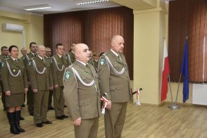 Uroczyste pożegnanie z mundurem 