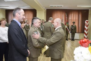 Uroczyste pożegnanie z mundurem 