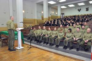 Rozpoczęcie szkolenia w zakresie szkoły chorążych Rozpoczęcie szkolenia w zakresie szkoły chorążych