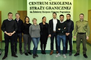 Studenci z Państwowej Wyższej Szkoły Policji z Francji z wizytą w Centrum Szkolenia SG 