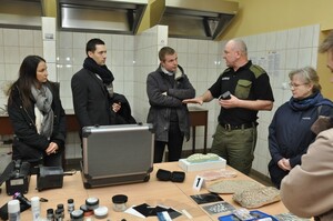 Studenci z Państwowej Wyższej Szkoły Policji z Francji z wizytą w Centrum Szkolenia SG 