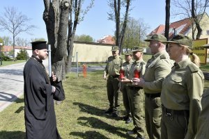 Przekazanie Świętego Ognia Komendantom CSSG i W-MOSG 
