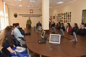 Wizyta studentów Państwowej Wyższej Szkoły Zawodowej w Suwałkach 