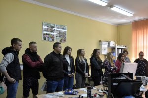 Wizyta studentów Państwowej Wyższej Szkoły Zawodowej w Suwałkach 