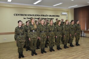Po zakończonym szkoleniu do ochrony granicy państwowej 