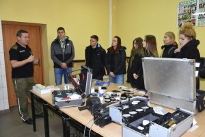 Wizyta studentów z Akademii Sztuki Wojennej 