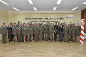 Uroczysta zbiórka w Centrum Szkolenia SG 