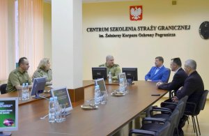 Wizyta delegacji Państwowej Szkoły Straży Granicznej Republiki Łotwy w CSSG 