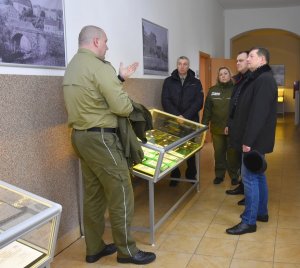 Wizyta delegacji Państwowej Szkoły Straży Granicznej Republiki Łotwy w CSSG 