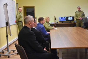 Wizyta delegacji Państwowej Szkoły Straży Granicznej Republiki Łotwy w CSSG 