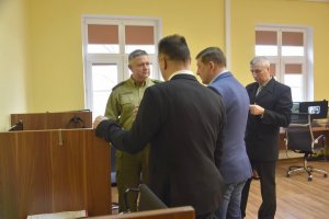 Wizyta delegacji Państwowej Szkoły Straży Granicznej Republiki Łotwy w CSSG 