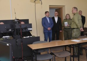 Wizyta delegacji Państwowej Szkoły Straży Granicznej Republiki Łotwy w CSSG 