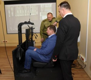 Wizyta delegacji Państwowej Szkoły Straży Granicznej Republiki Łotwy w CSSG 