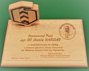 Uroczysta zbiórka w Centrum Szkolenia Straży Granicznej 