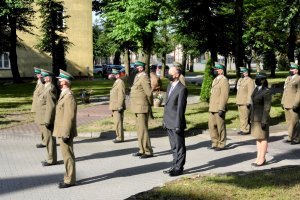Uroczysta zbiórka w Centrum Szkolenia Straży Granicznej 
