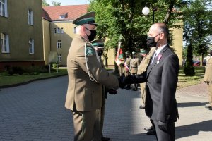 Uroczysta zbiórka w Centrum Szkolenia Straży Granicznej 