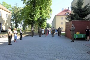 Uroczysta zbiórka w Centrum Szkolenia SG 