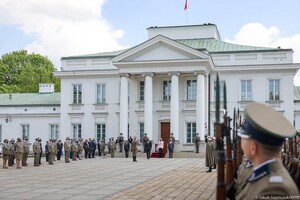 Wykładowcy CSSG na uroczystościach w Belwederze 