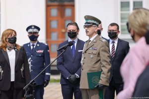 Wykładowcy CSSG na uroczystościach w Belwederze 