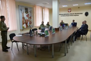 Wizyta delegacji Szkoły Służby Ochrony Granicy Państwowej Republiki Litewskiej w CSSG 