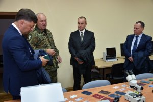 Wizyta delegacji Szkoły Służby Ochrony Granicy Państwowej Republiki Litewskiej w CSSG 