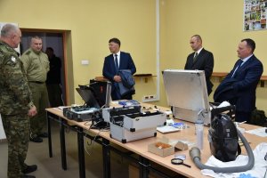 Wizyta delegacji Szkoły Służby Ochrony Granicy Państwowej Republiki Litewskiej w CSSG 