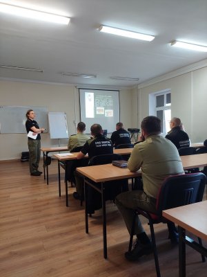 Szkolenie instruktorów ochrony lotnictwa cywilnego w Centrum Szkolenia SG 